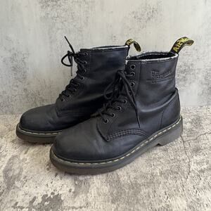 Dr Martens 1460 Pascal Black Leather Boots Women’s Size 8 EU 39